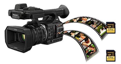 Panasonic hc x1000 карта памяти